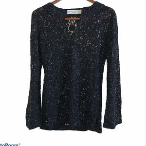 Karen Millen England beaded blouse
